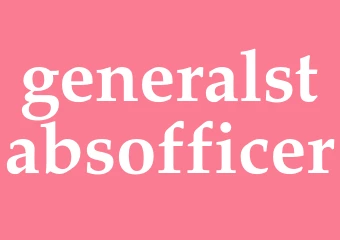 Synonym generalstabsofficer
