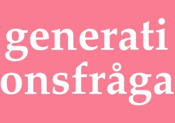 Synonym generationsfråga