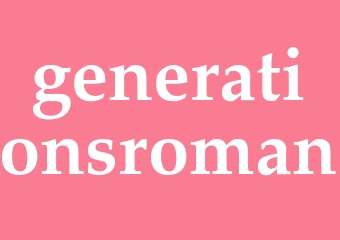 Synonym generationsroman