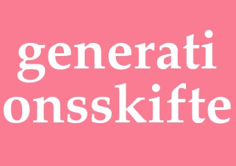 Synonym generationsskifte