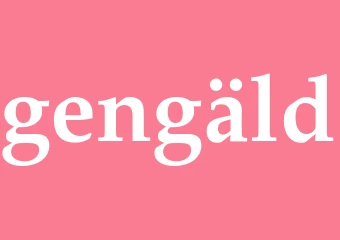 Synonym gengäld