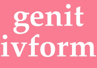 Synonym genitivform