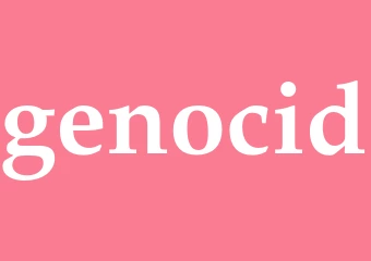 Synonym genocid