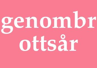 Synonym genombrottsår
