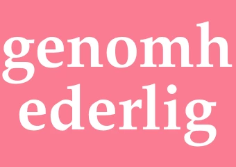 Synonym genomhederlig