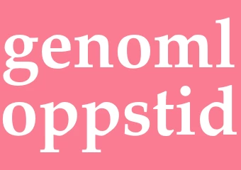 Synonym genomloppstid