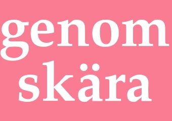 Synonym genomskära