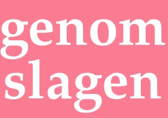 Synonym genomslagen