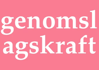Synonym genomslagskraft