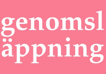 Synonym genomsläppning