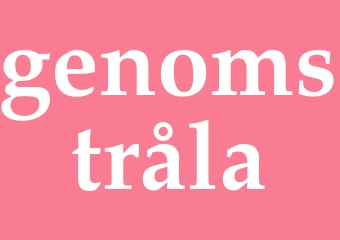 Synonym genomstråla