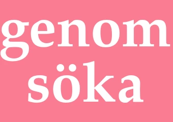 Synonym genomsöka
