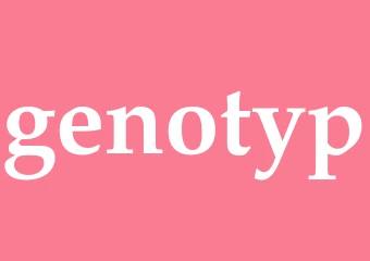 Synonym genotyp