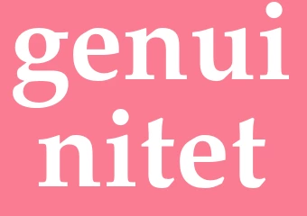 Synonym genuinitet