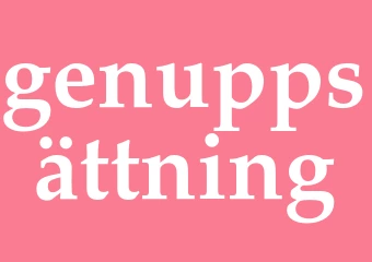Synonym genuppsättning