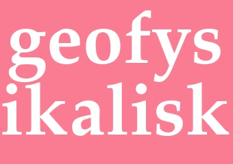 Synonym geofysikalisk