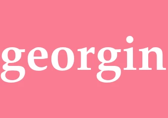 Synonym georgin