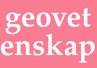 Synonym geovetenskap