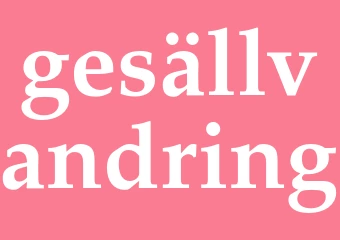 Synonym gesällvandring
