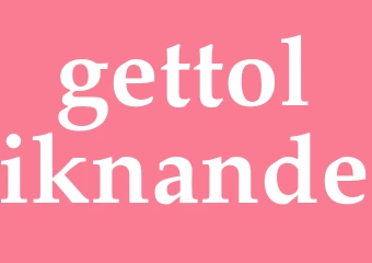 Synonym gettoliknande