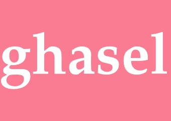Synonym ghasel