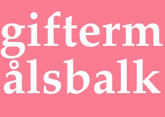 Synonym giftermålsbalk