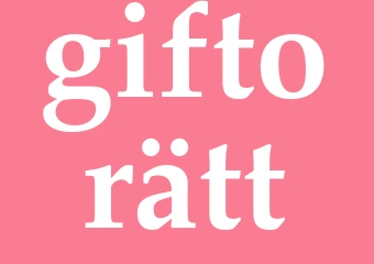 Synonym giftorätt