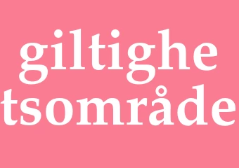 Synonym giltighetsområde