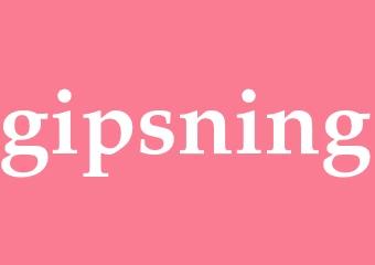 Synonym gipsning