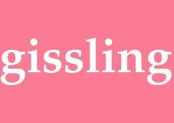 Synonym gissling