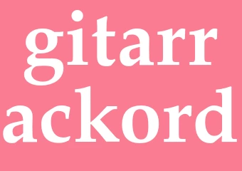 Synonym gitarrackord
