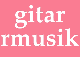 Synonym gitarrmusik