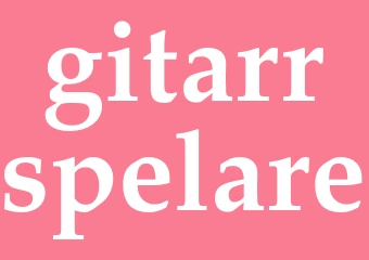 Synonym gitarrspelare
