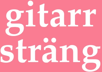 Synonym gitarrsträng