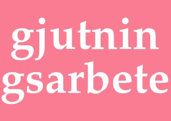 Synonym gjutningsarbete