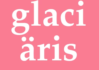 Synonym glaciäris