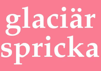 Synonym glaciärspricka