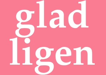 Synonym gladligen