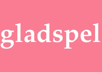 Synonym gladspel