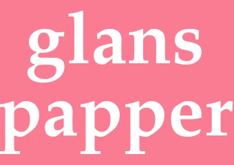 Synonym glanspapper