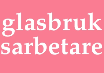 Synonym glasbruksarbetare