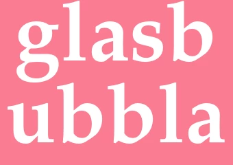 Synonym glasbubbla
