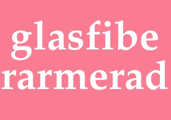 Synonym glasfiberarmerad