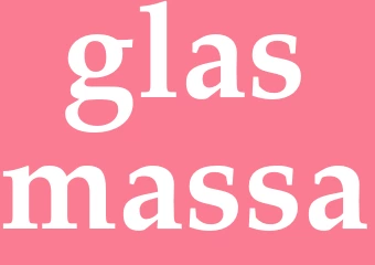 Synonym glasmassa