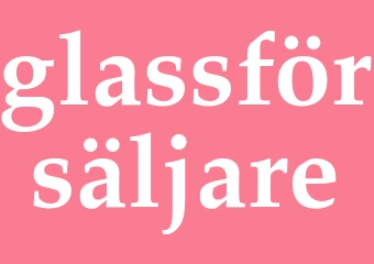 Synonym glassförsäljare
