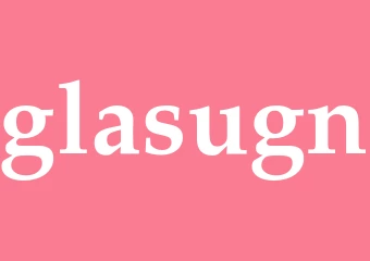 Synonym glasugn