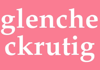 Synonym glencheckrutig