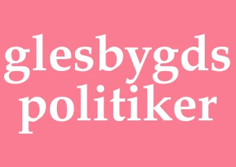 Synonym glesbygdspolitiker