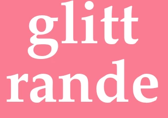 Synonym glittrande