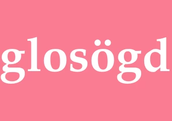 Synonym glosögd